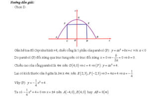 Bài toán thực tế parabol có lời giải chi tiết-Toán 10 chương trình ...